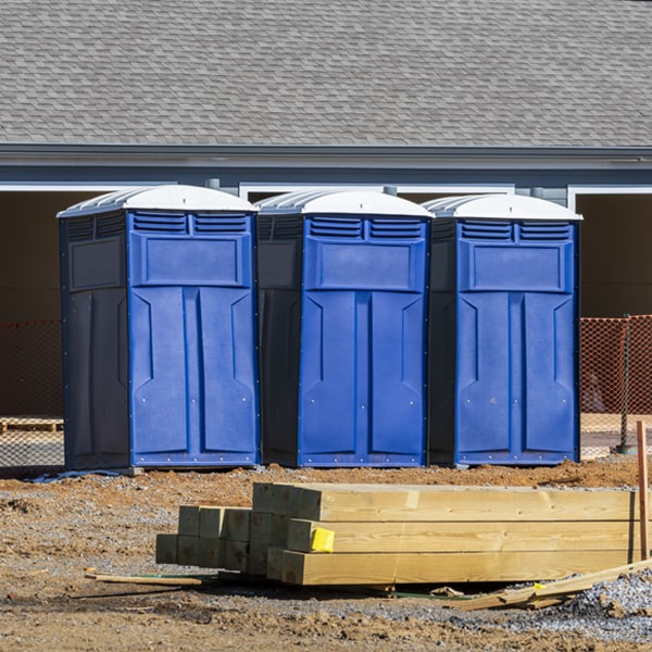 are there any restrictions on where i can place the porta potties during my rental period in Pinconning